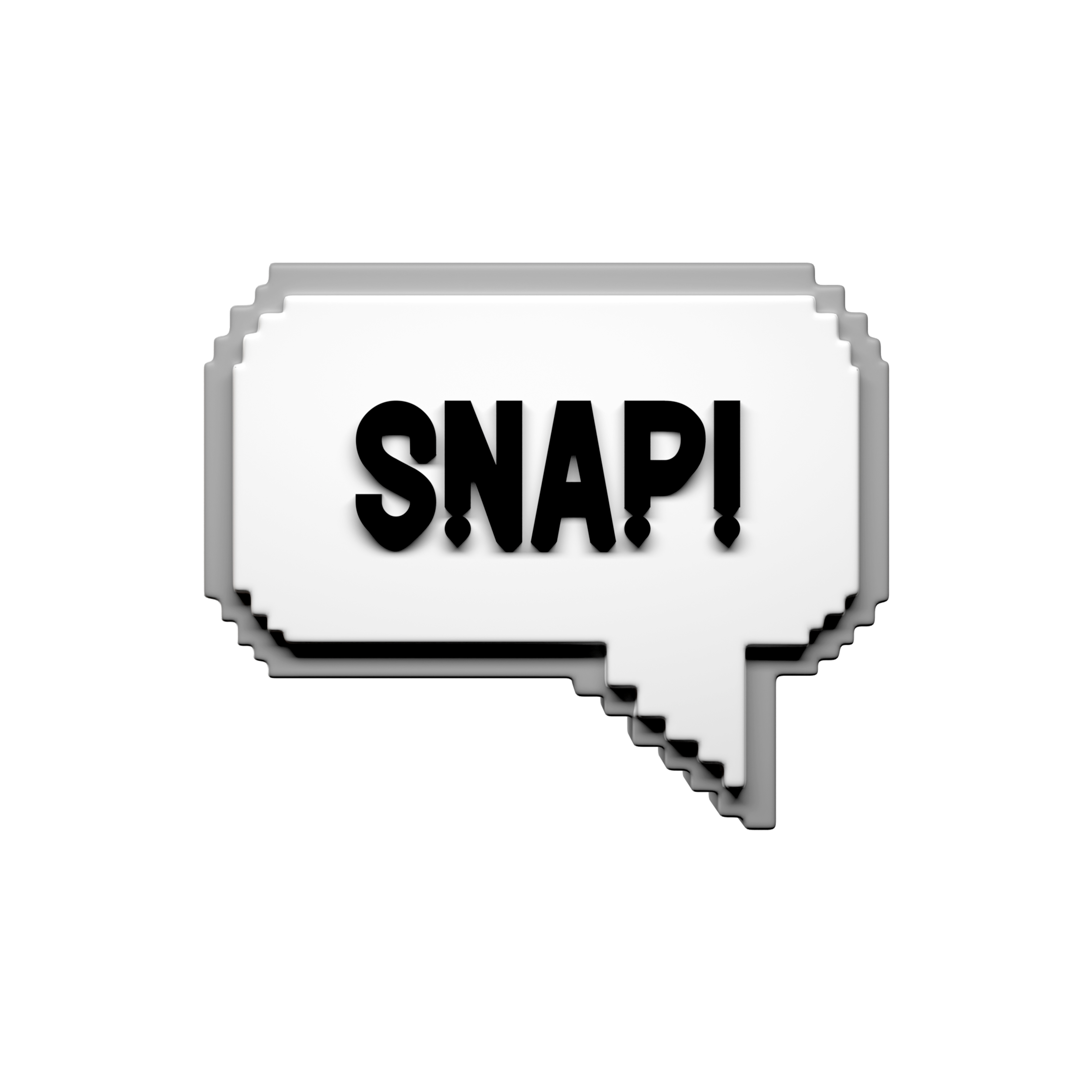 CHAT BUBBLE - WHITE